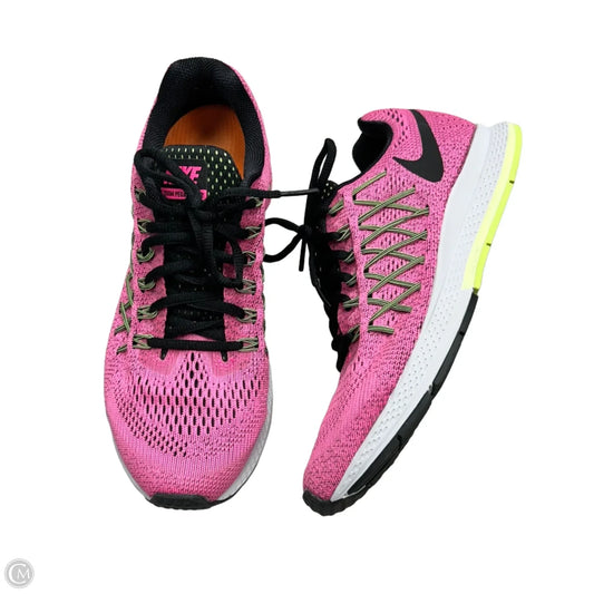 Shoes Athletic By Nike In Black & Pink, Size: 8.5