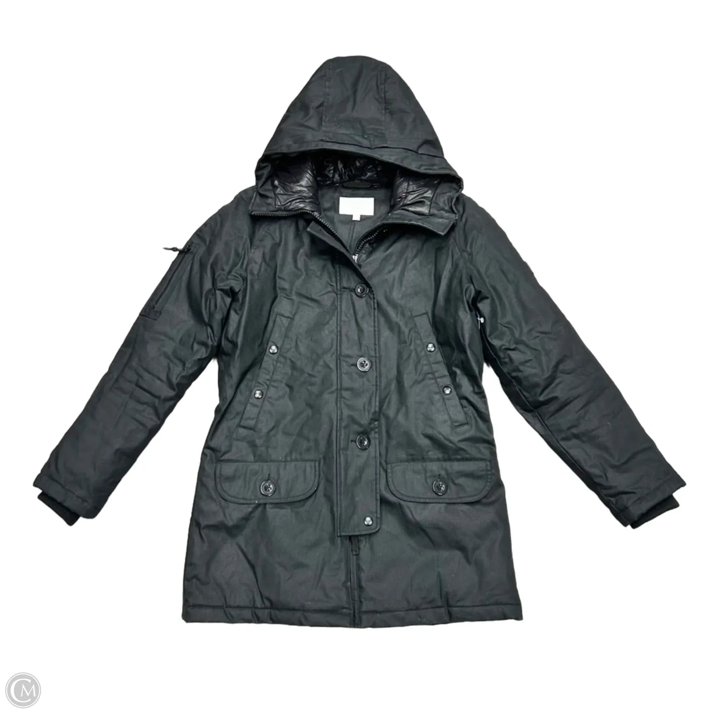 Coat Puffer & Quilted By Walter Baker In Black, Size: M