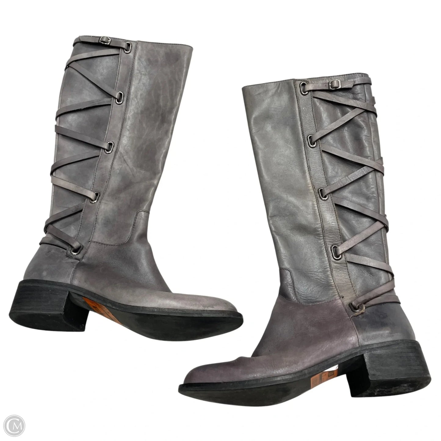 Boots Knee Flats By Bcbgeneration In Grey, Size: 7.5