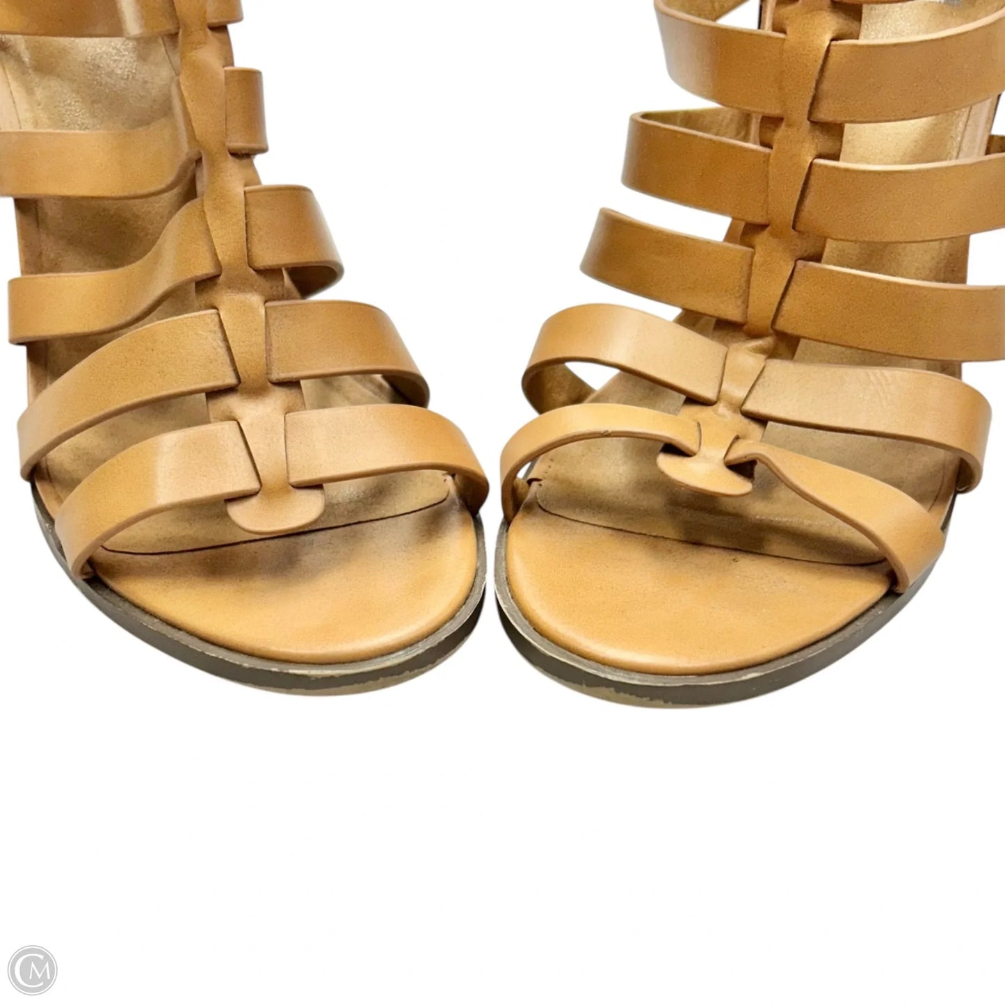 Sandals Heels Block By Dolce Vita In Tan, Size: 9