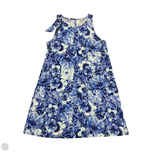 Dress Designer By Lilly Pulitzer In Blue & White, Size: L