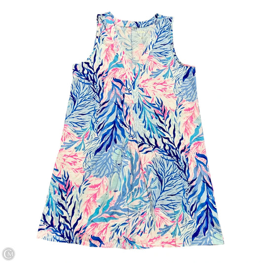 Dress Designer By Lilly Pulitzer In Blue & Pink, Size: L
