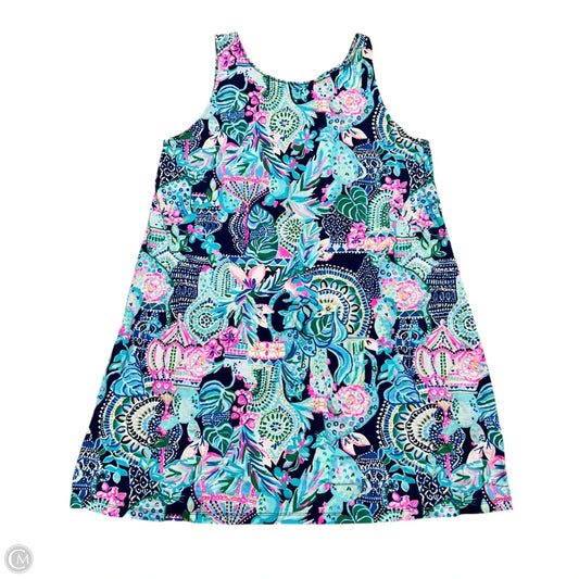 Dress Designer By Lilly Pulitzer In Blue & Green, Size: Xl