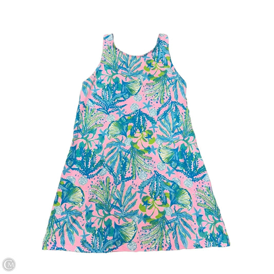 Dress Designer By Lilly Pulitzer In Blue & Green, Size: M