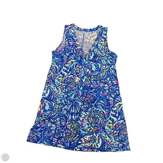 Dress Designer By Lilly Pulitzer In Blue & White, Size: M