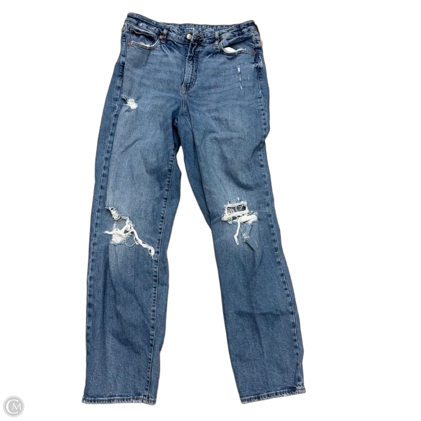 Jeans Boyfriend By Old Navy In Blue Denim, Size: 14l