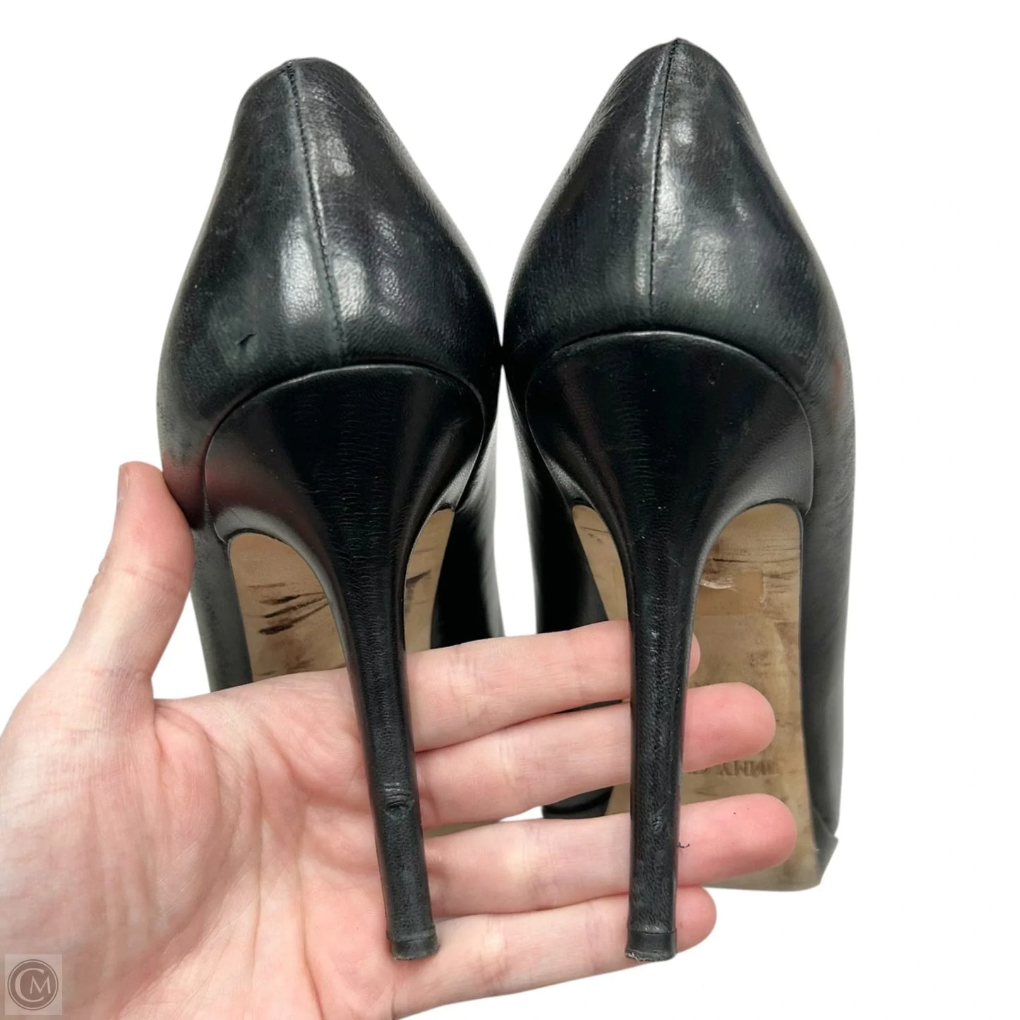 Shoes Luxury Designer By Jimmy Choo In Black, Size: 10.5