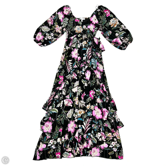 Dress Casual Maxi By Jessica Simpson In Floral Print, Size: S