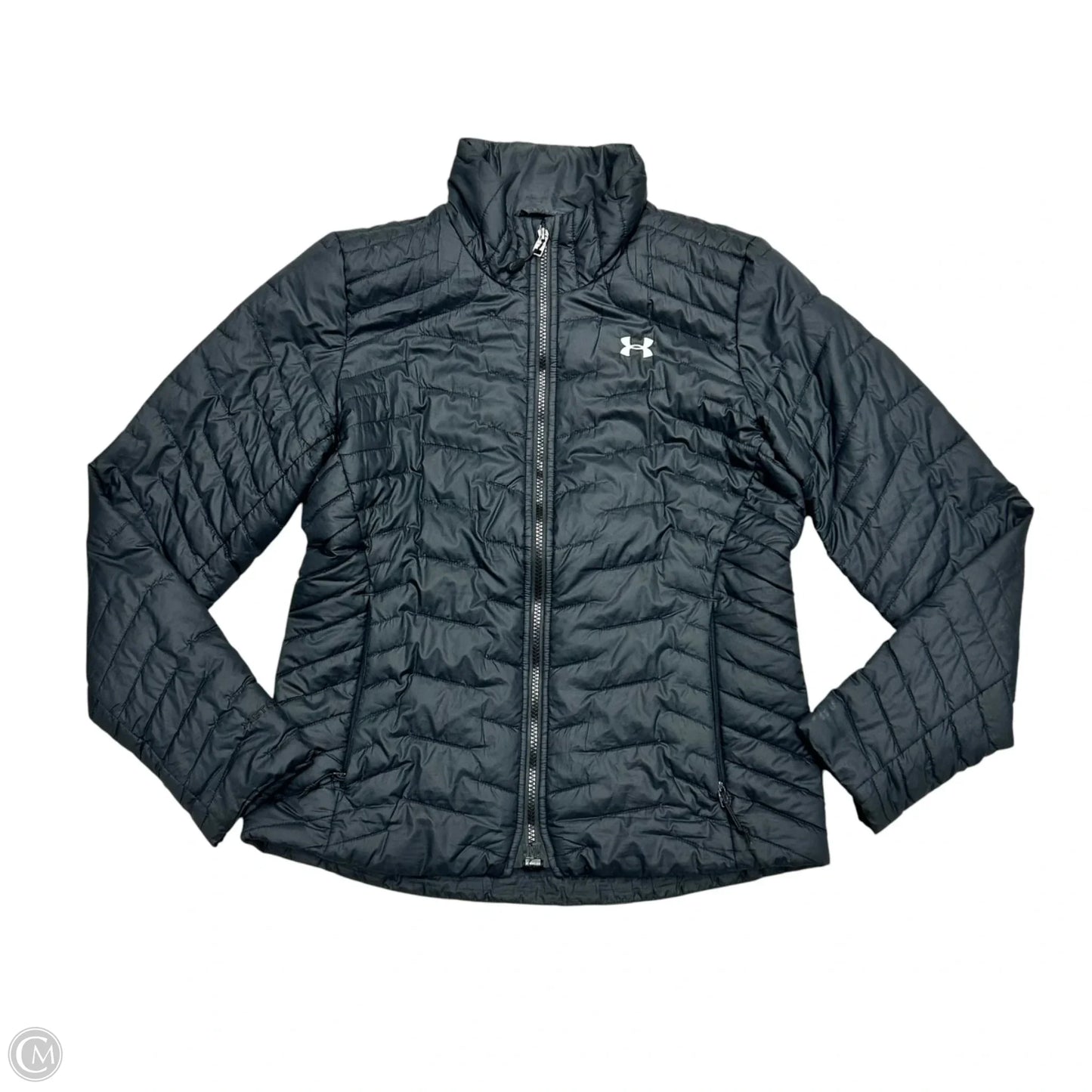 Jacket Puffer & Quilted By Under Armour In Black, Size: S