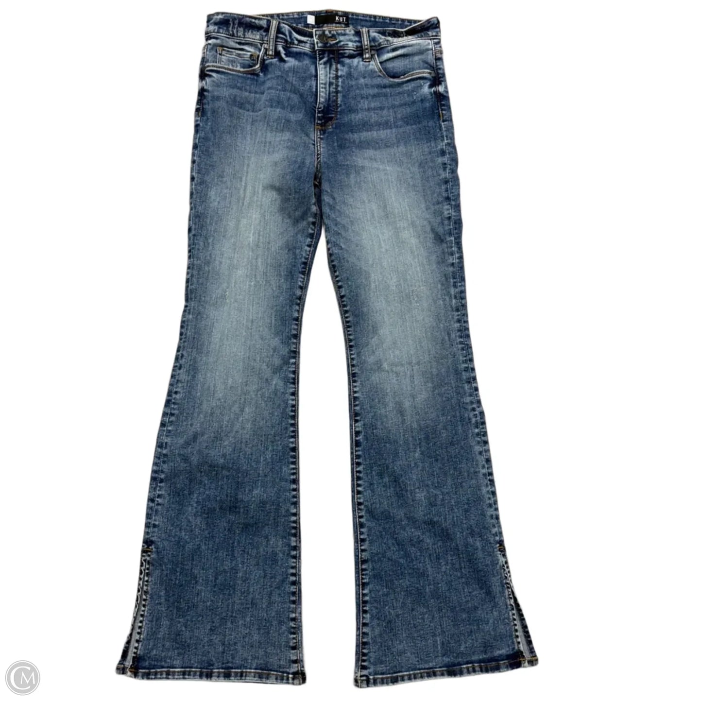 Jeans Boot Cut By Kut In Blue Denim, Size: 10
