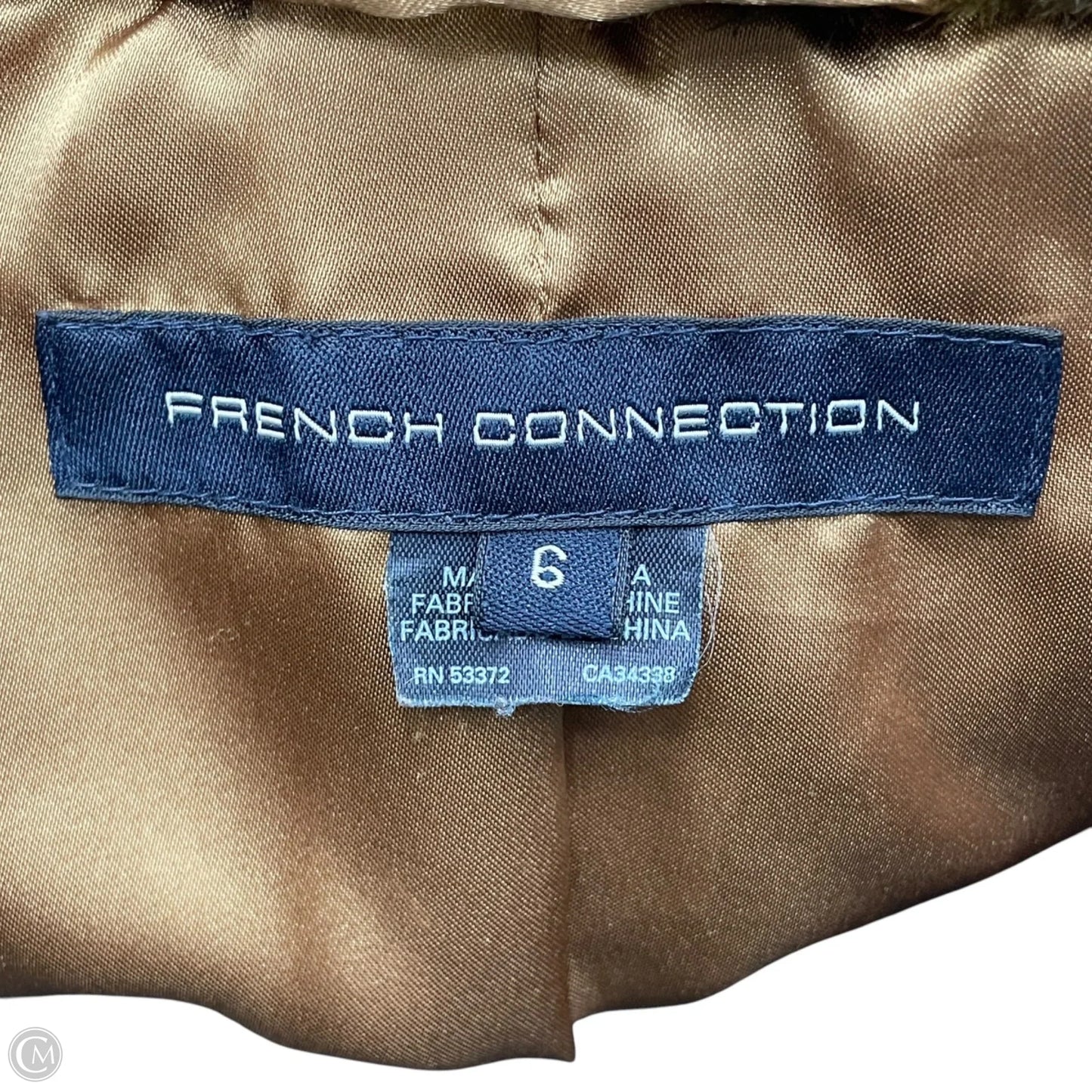 Coat Faux Fur & Sherpa By French Connection In Leopard Print, Size: S