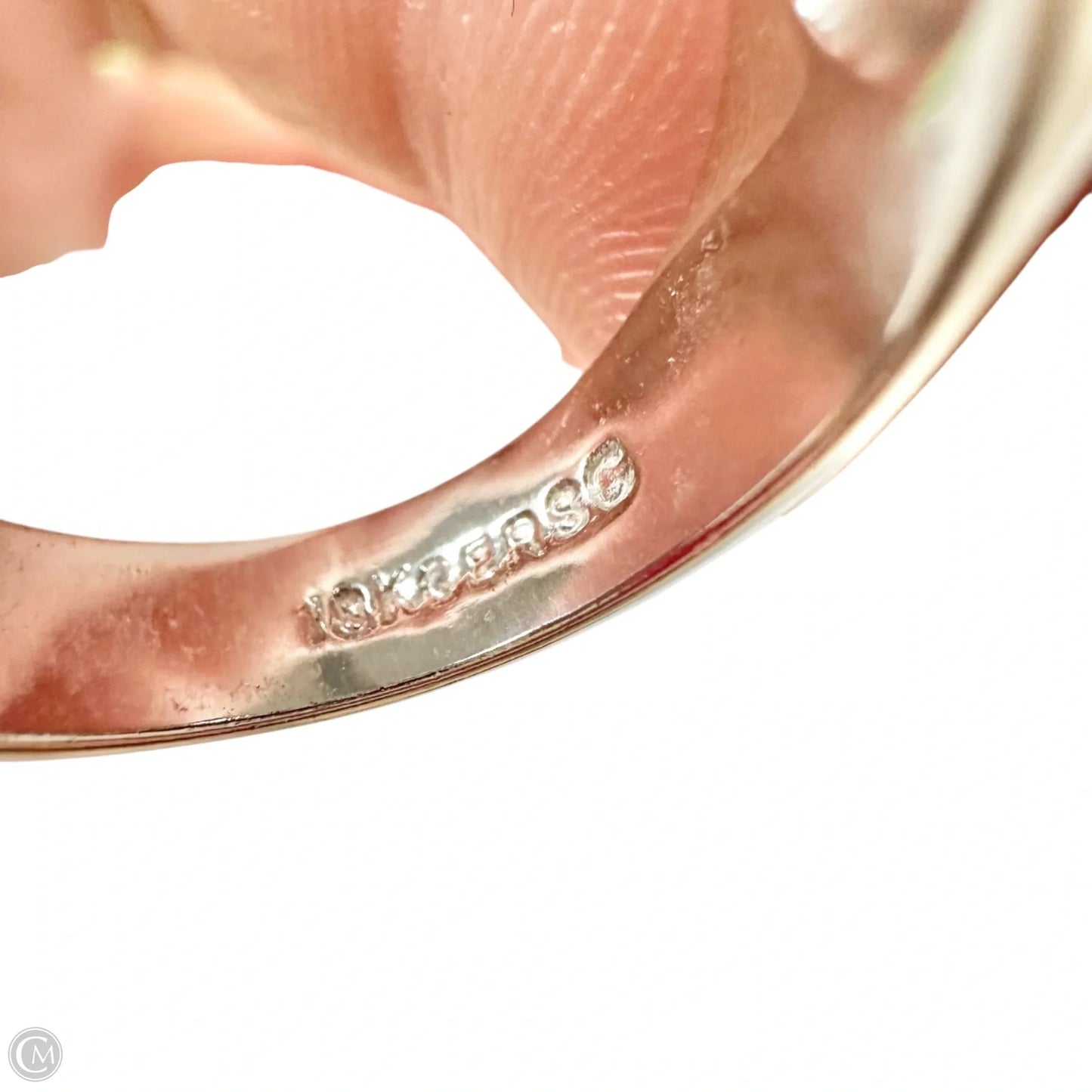 Ring Sterling Silver/18k, Size: 8