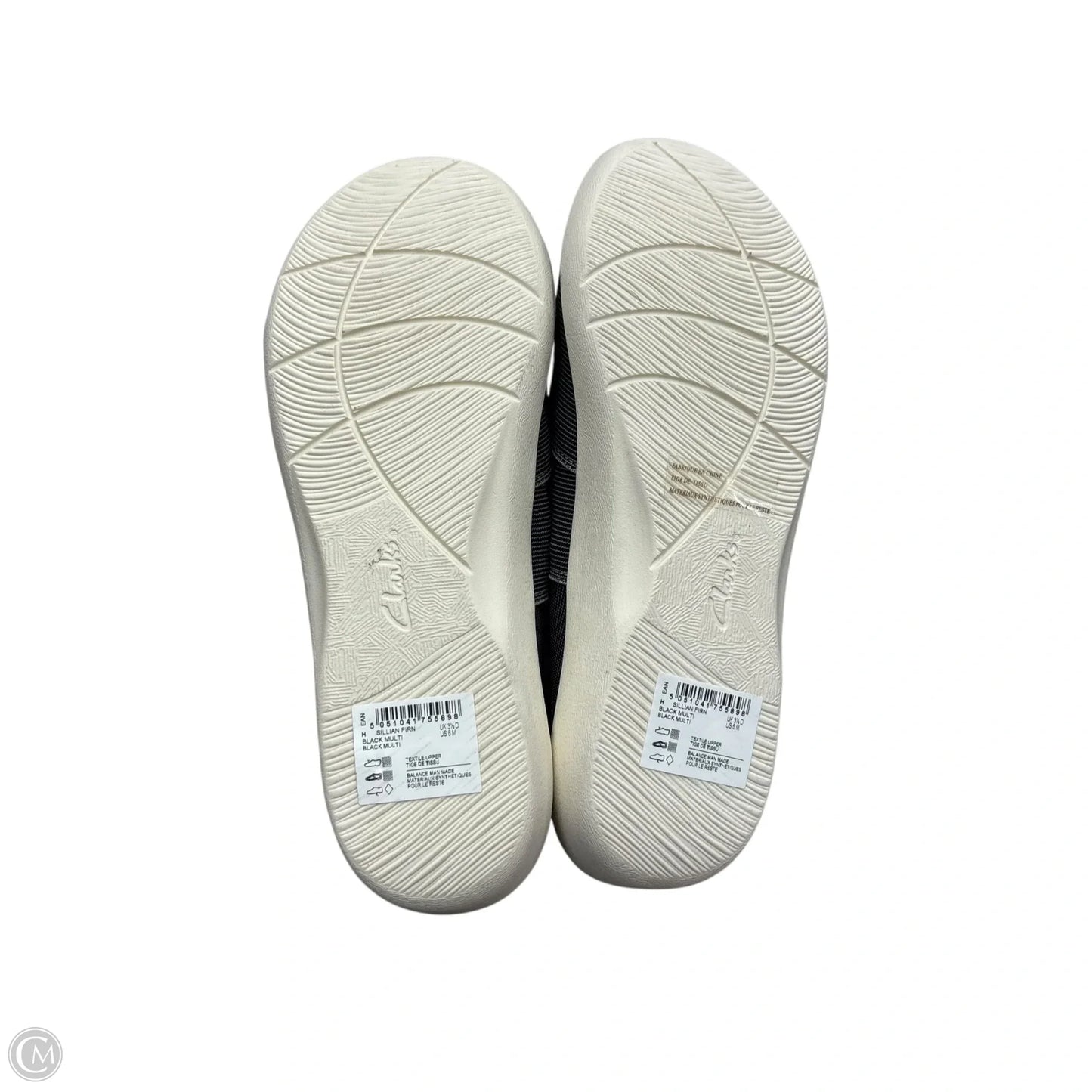Shoes Flats By Clarks In Grey, Size: 6