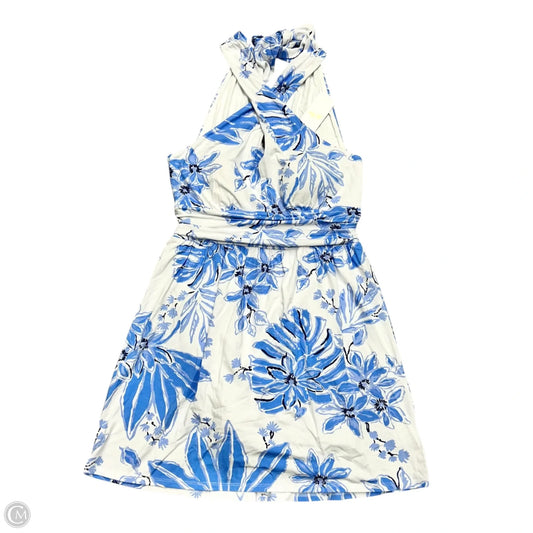 Dress Designer By Lilly Pulitzer In Blue & White, Size: M
