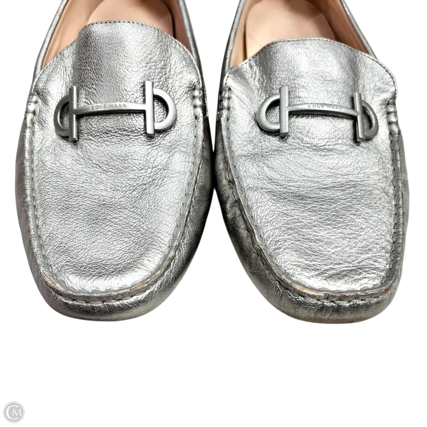 Shoes Flats By Cole-haan In Silver, Size: 10