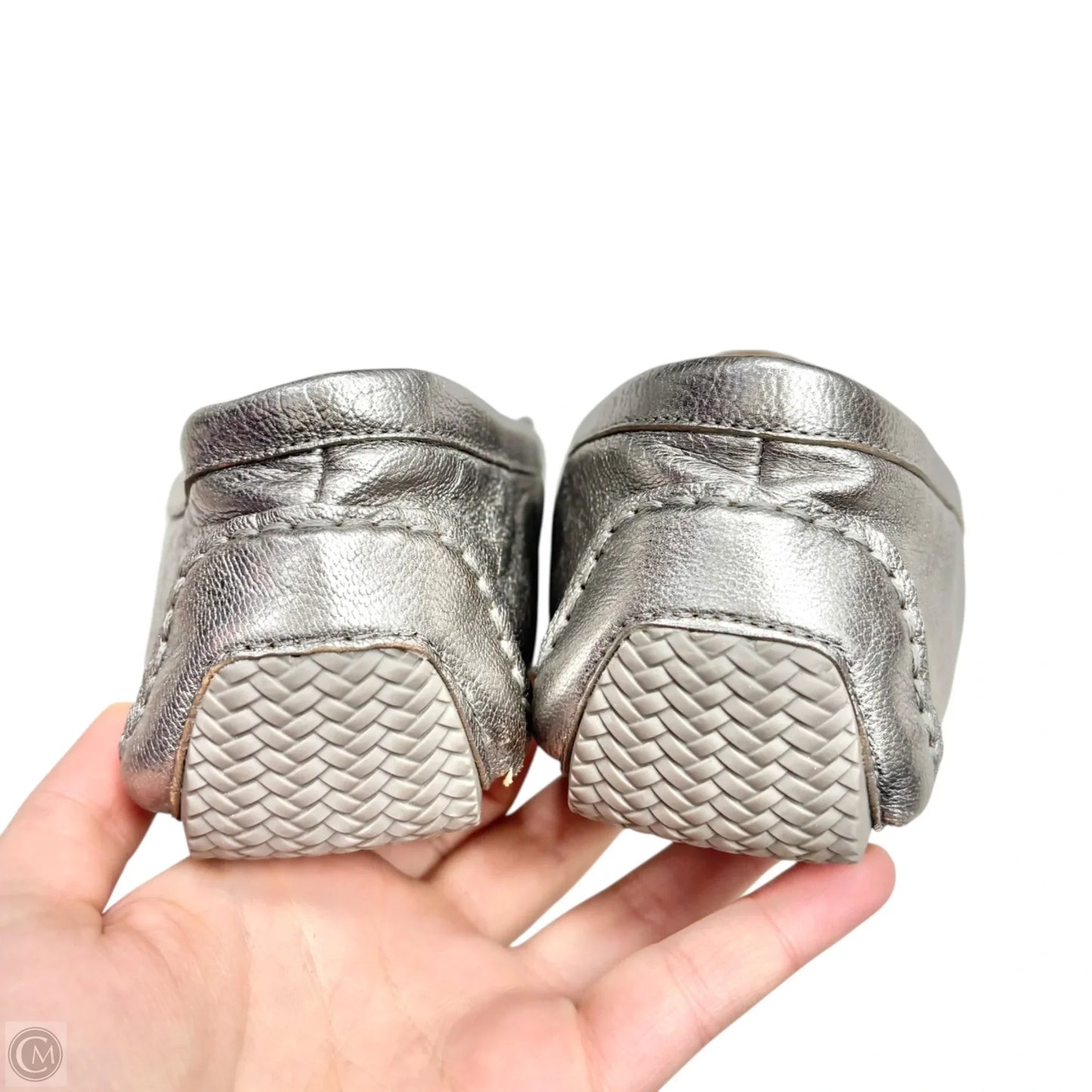 Shoes Flats By Cole-haan In Silver, Size: 10