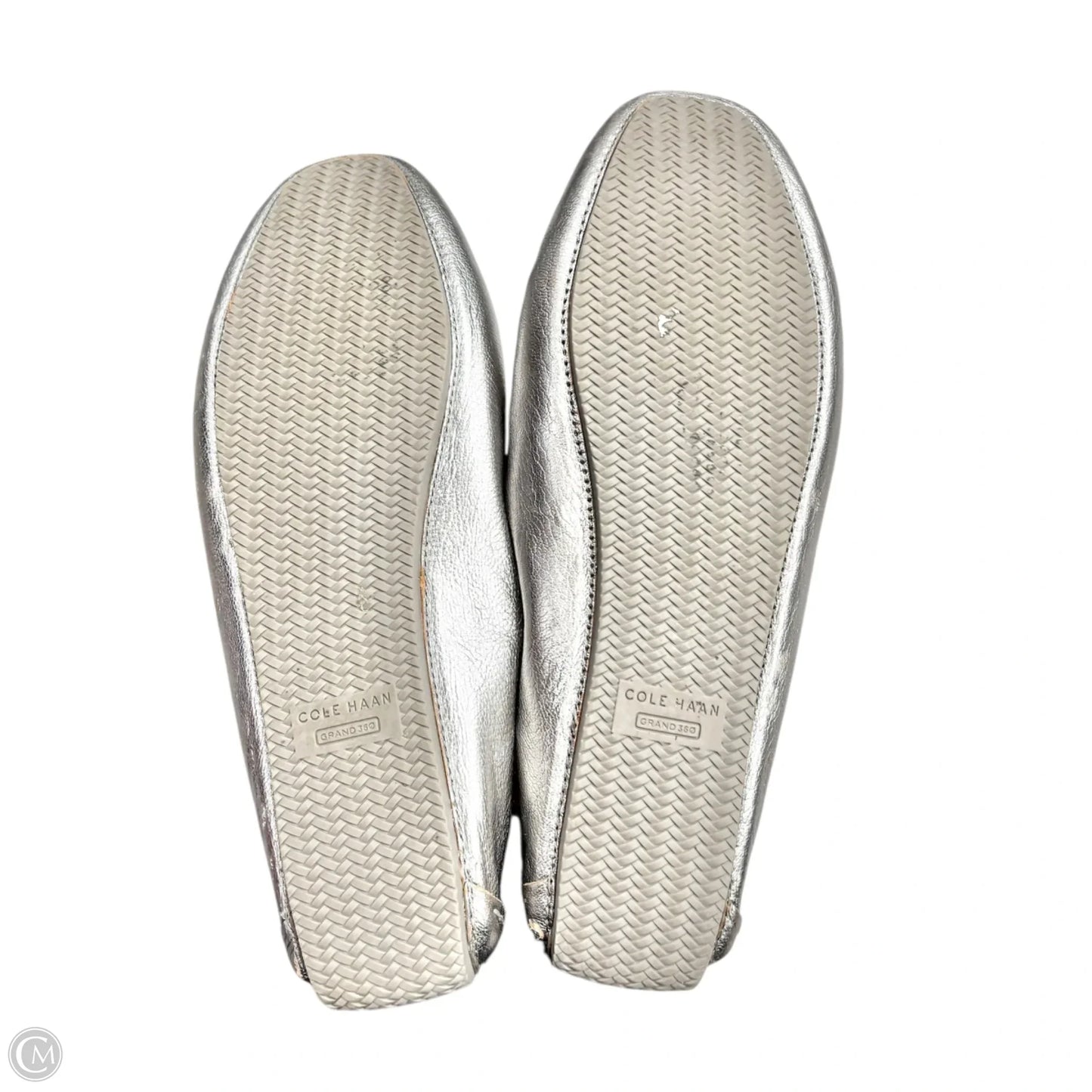 Shoes Flats By Cole-haan In Silver, Size: 10