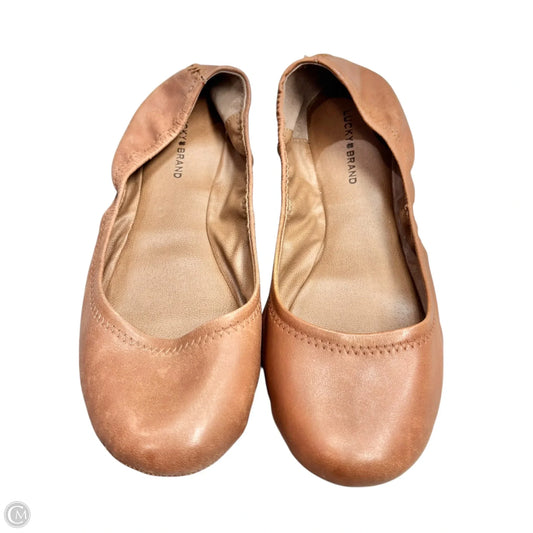 Shoes Flats By Lucky Brand In Tan, Size: 10