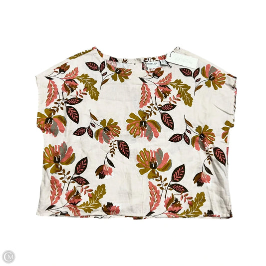 Top Short Sleeve By Rachel Zoe In Floral Print, Size: L