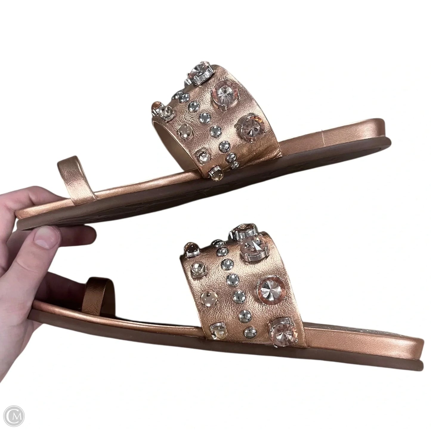 Sandals Flats By Vince Camuto In Rose Gold, Size: 6