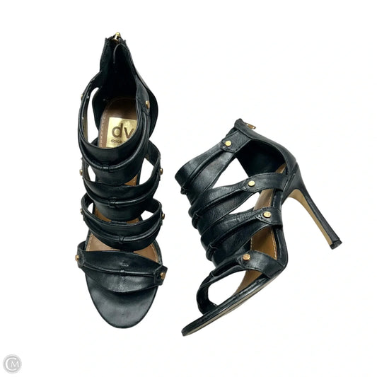 Sandals Heels Block By Dolce Vita In Black, Size: 7.5