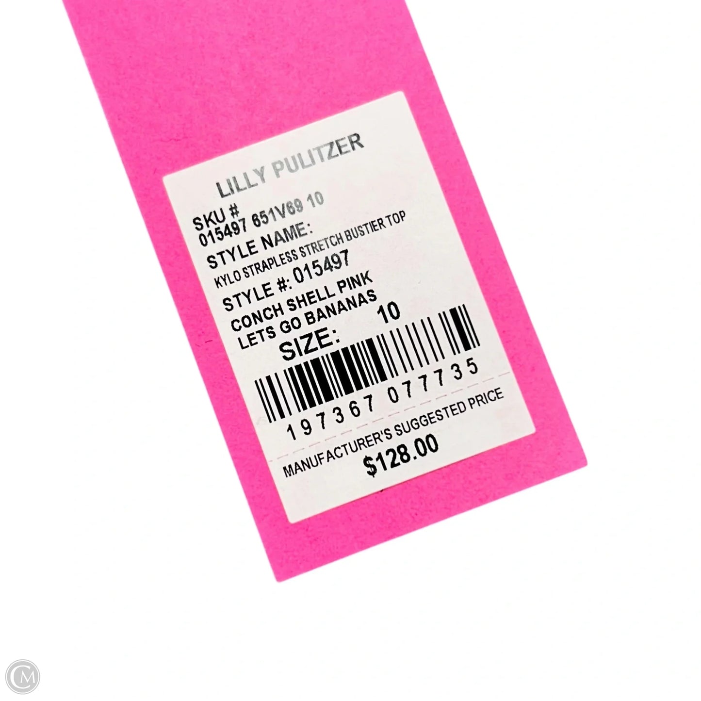 Top Sleeveless Designer By Lilly Pulitzer In Green & Pink, Size: M