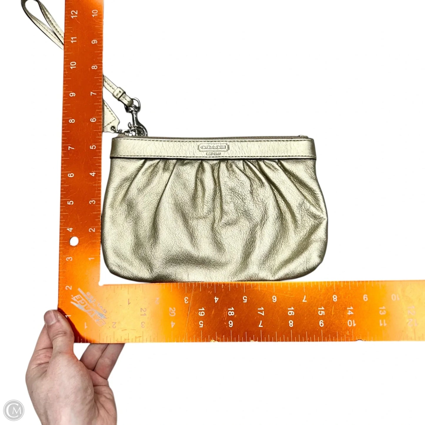 Wristlet Designer By Coach, Size: Medium