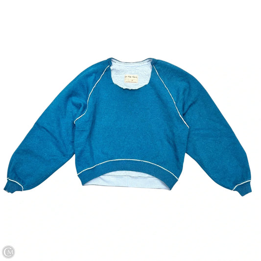 Sweatshirt Crewneck By We The Free In Teal, Size: Xs