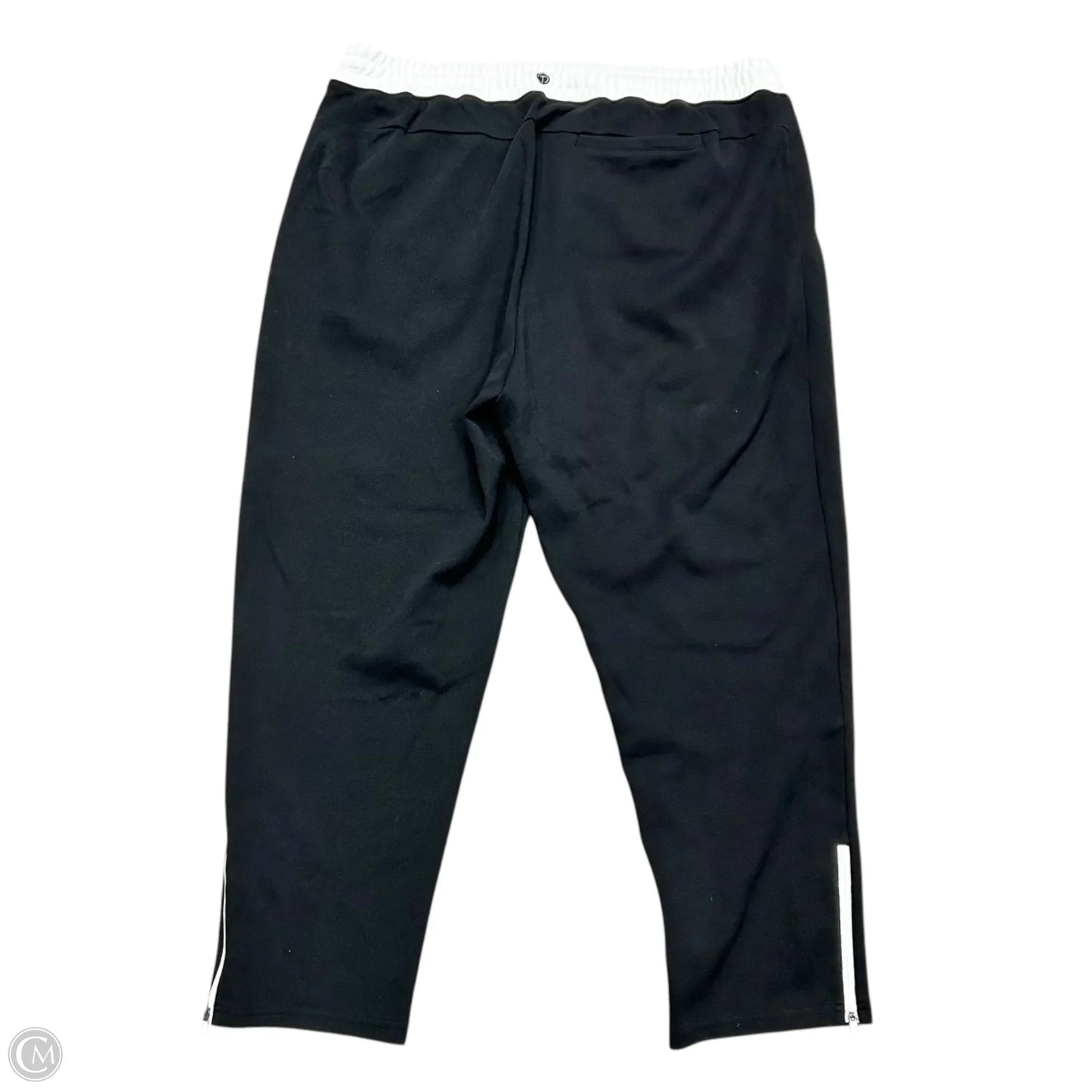 Athletic Pants By Talbots In Black & White, Size: 2x