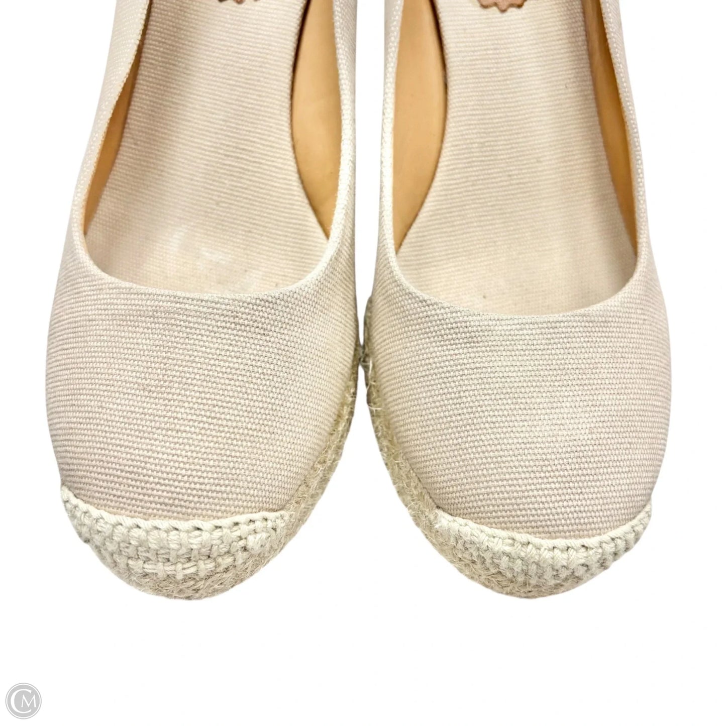 Sandals Heels Wedge By J. Crew In Cream, Size: 7