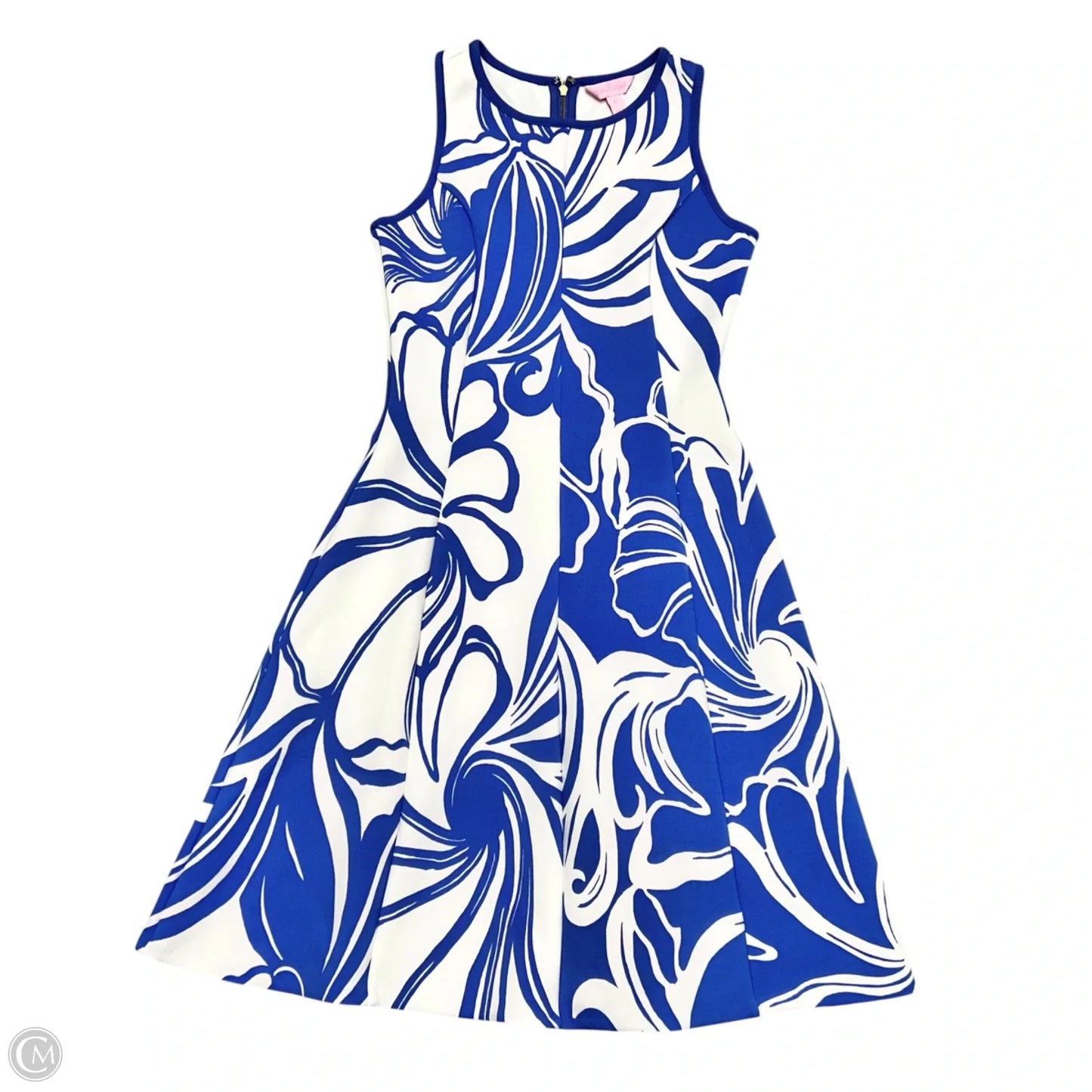 Dress Designer By Lilly Pulitzer In Blue & White, Size: Xs