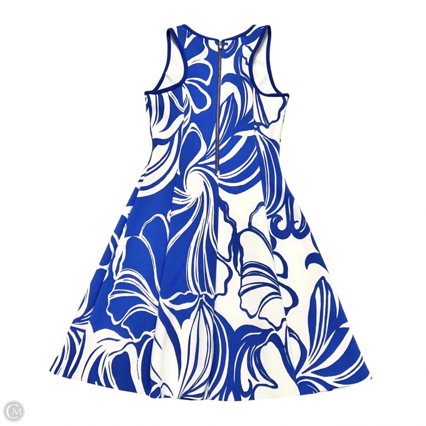 Dress Designer By Lilly Pulitzer In Blue & White, Size: Xs