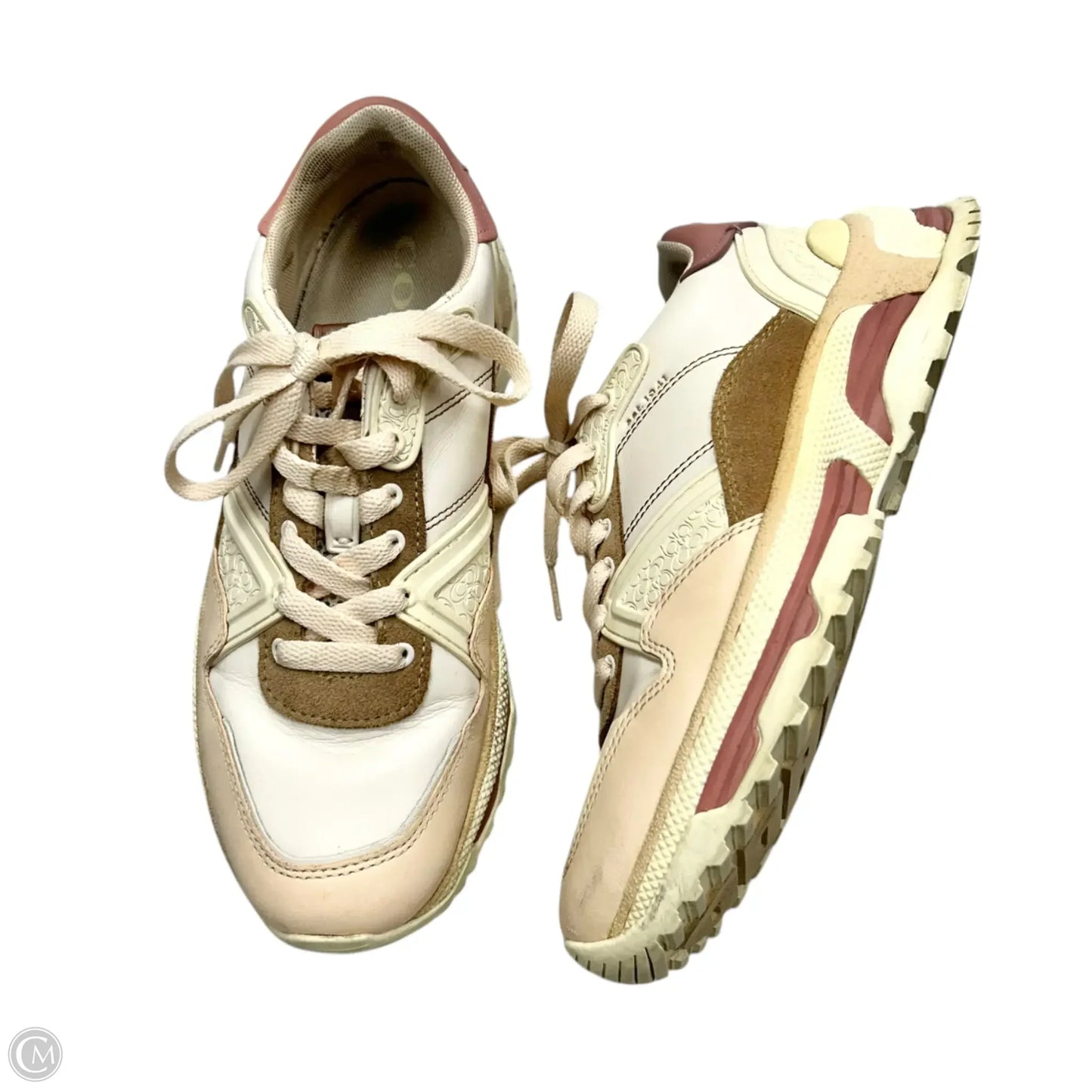 Shoes Designer By Coach In Tan, Size: 8.5