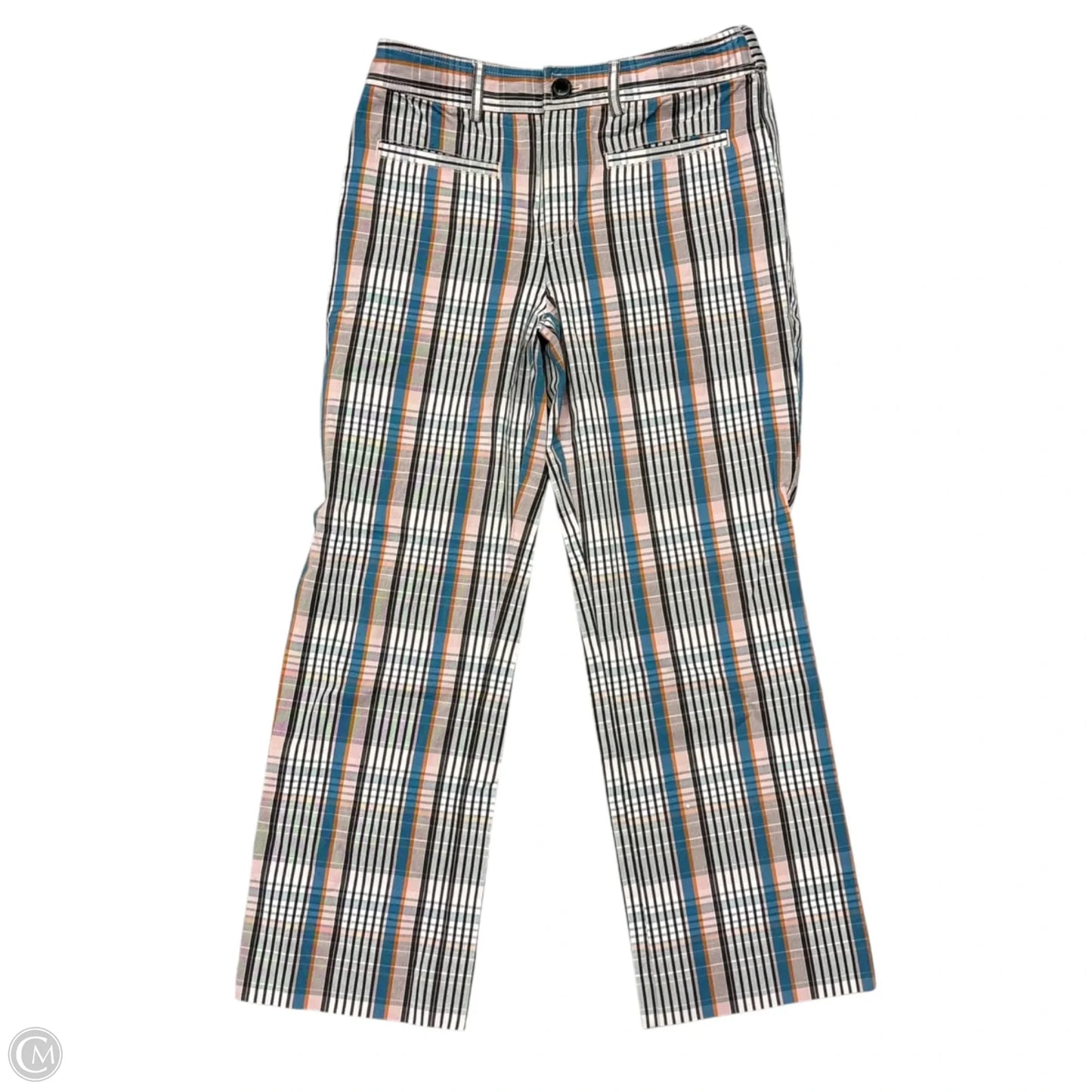 Pants Cropped By Maeve In Plaid Pattern, Size: 6