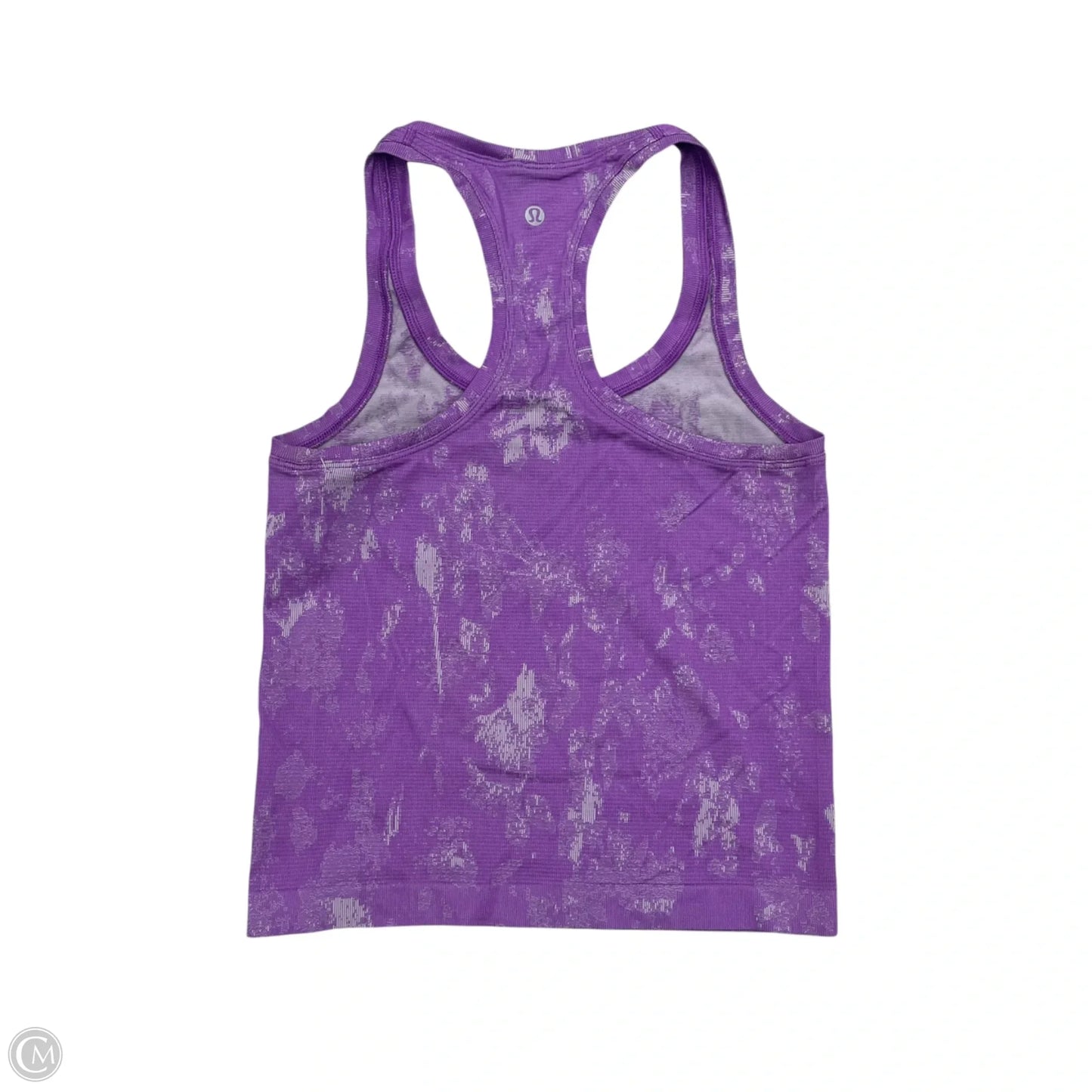 Athletic Tank Top By Lululemon In Tie Dye Print, Size: S