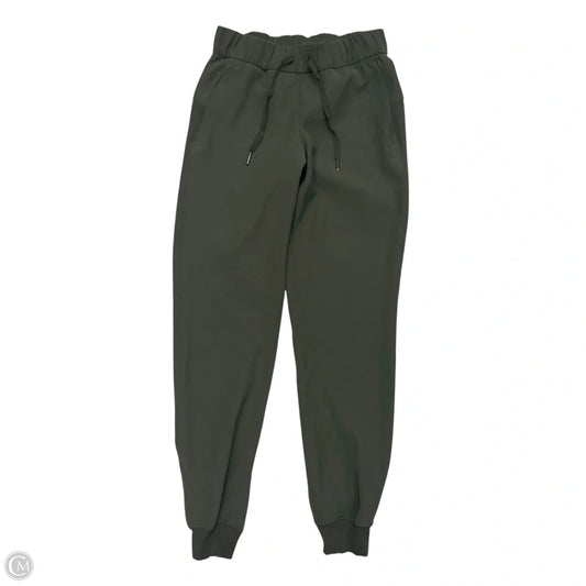Athletic Pants By Lululemon In Green, Size: S