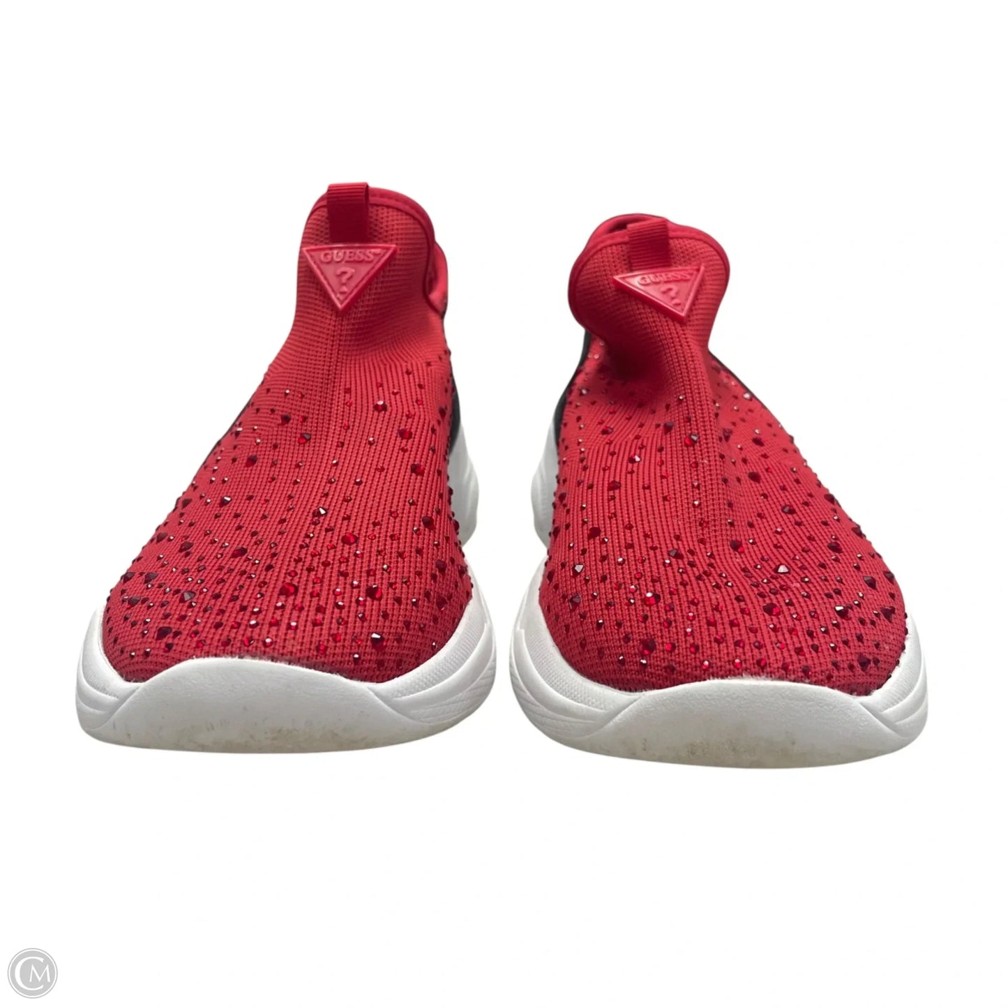 Shoes Athletic By Guess In Red, Size: 9