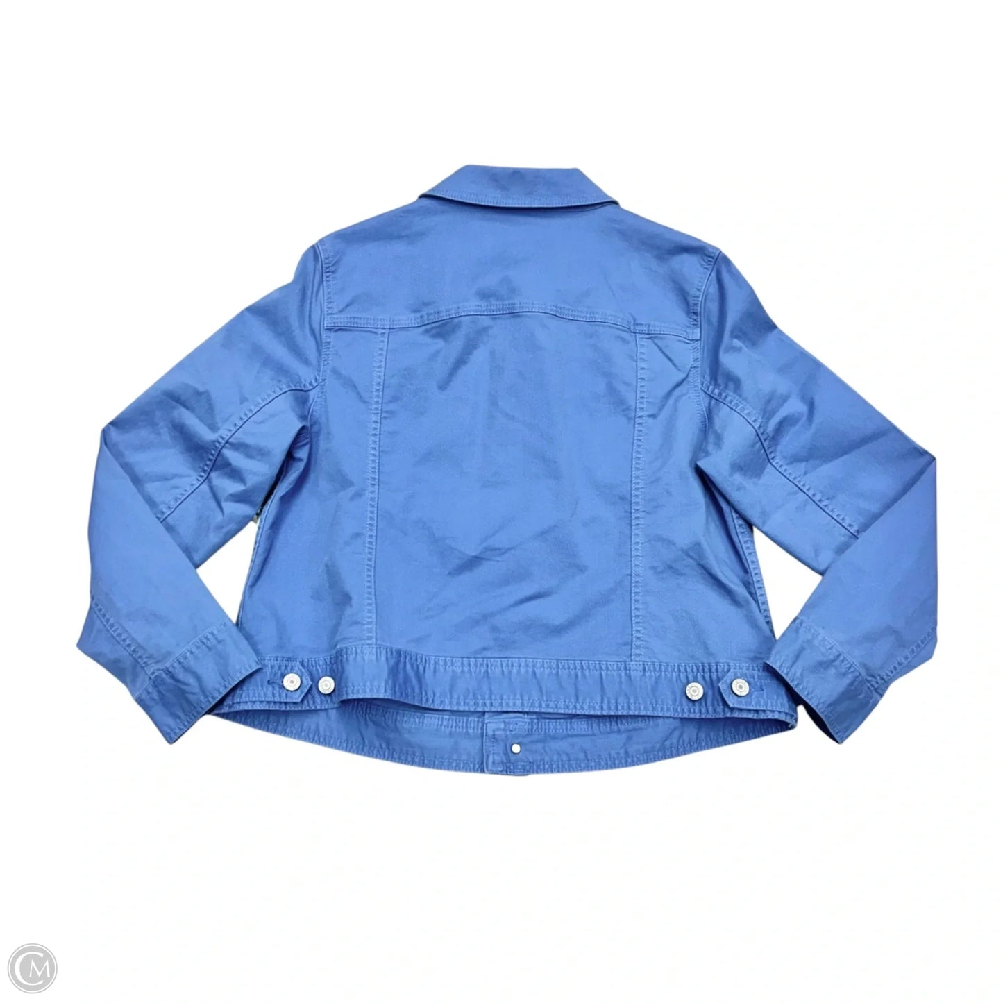 Jacket Denim By Talbots In Blue, Size: 1Xp