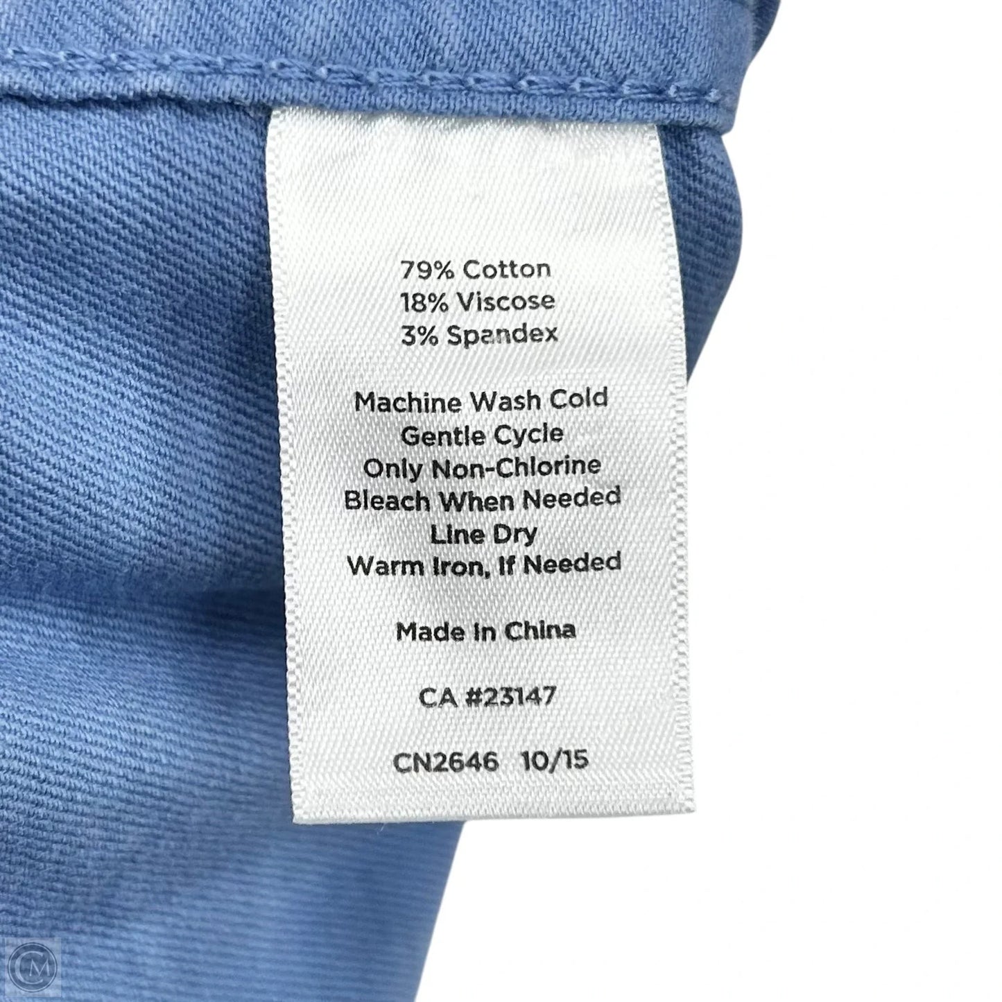Jacket Denim By Talbots In Blue, Size: 1Xp