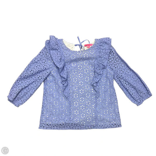 Top Long Sleeve Designer By Lilly Pulitzer In Purple, Size: M