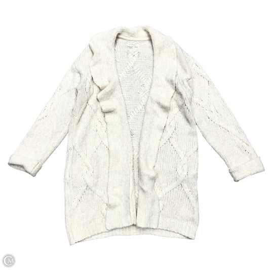 Sweater Cardigan By Anthropologie In Cream, Size: Xl