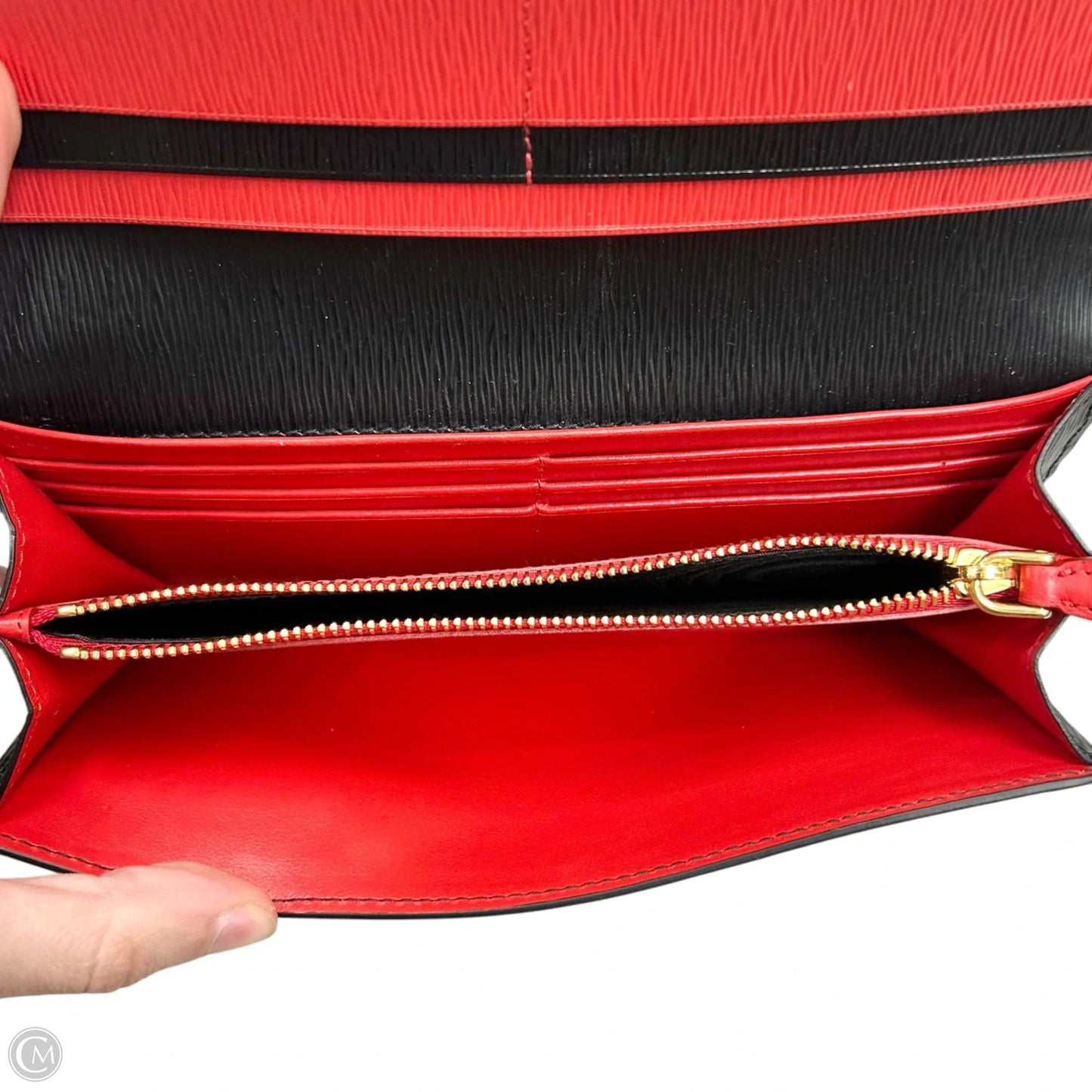 Wallet Luxury Designer By Prada, Size: Large