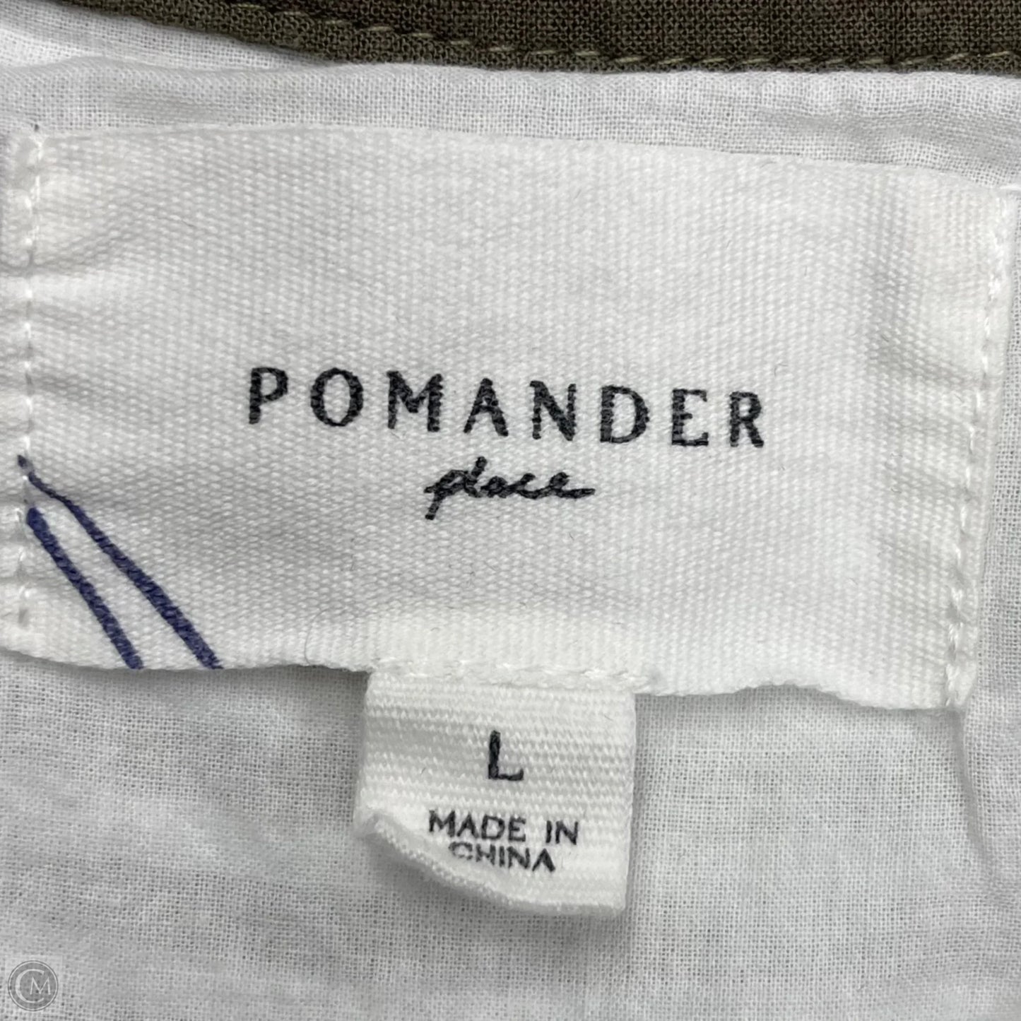 Dress Casual Short By Pomander Place In Striped Pattern, Size: L