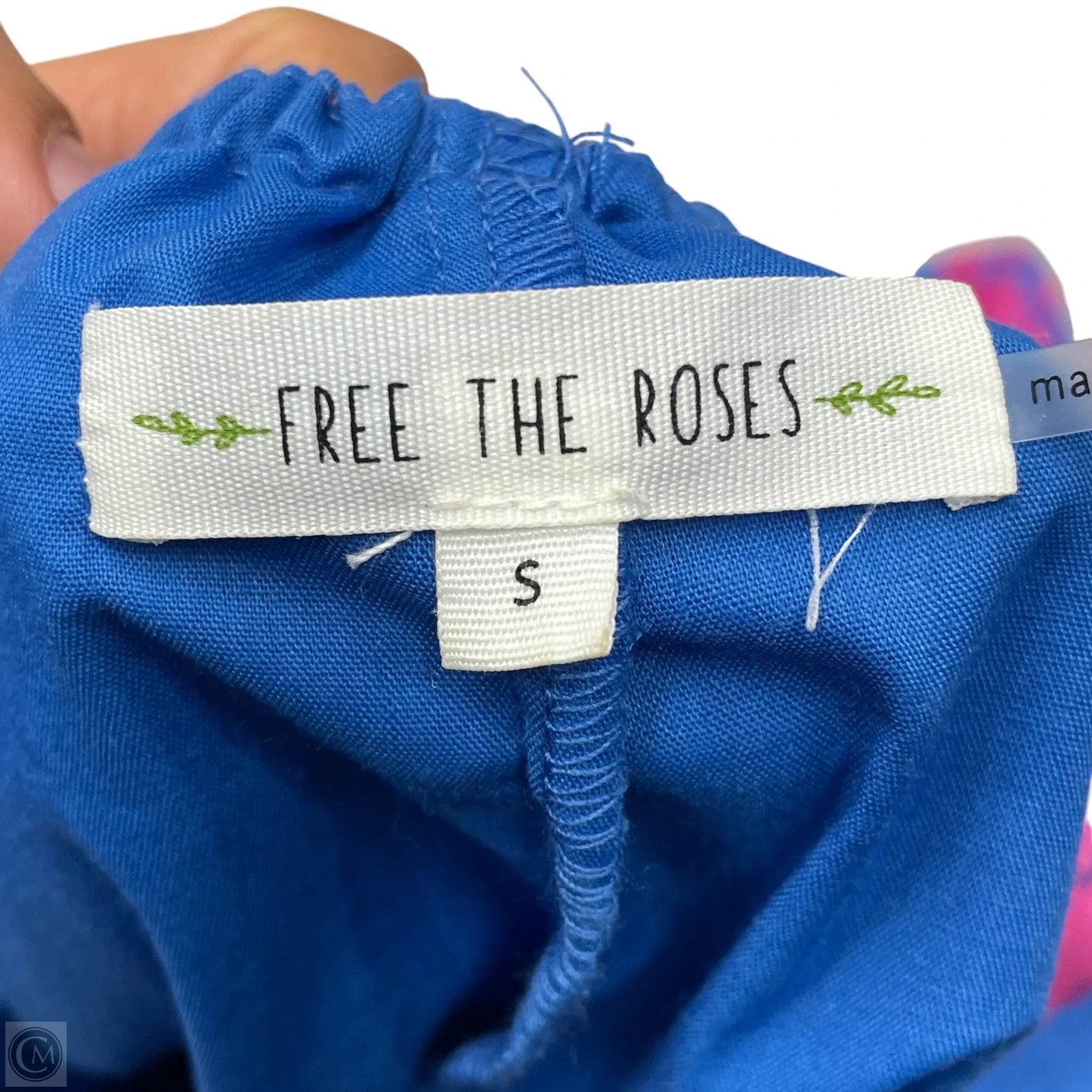 Dress Casual Maxi By Free The Roses In Blue & Pink, Size: S