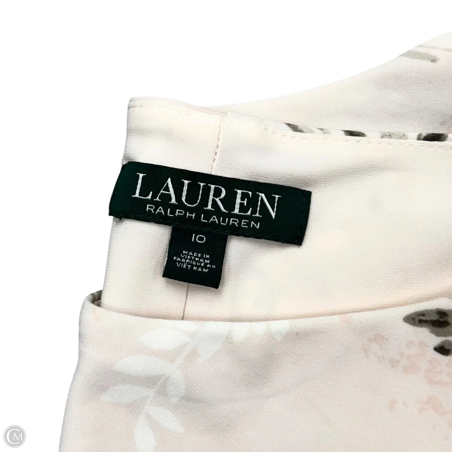Dress Party Midi By Lauren By Ralph Lauren In Pink, Size: M