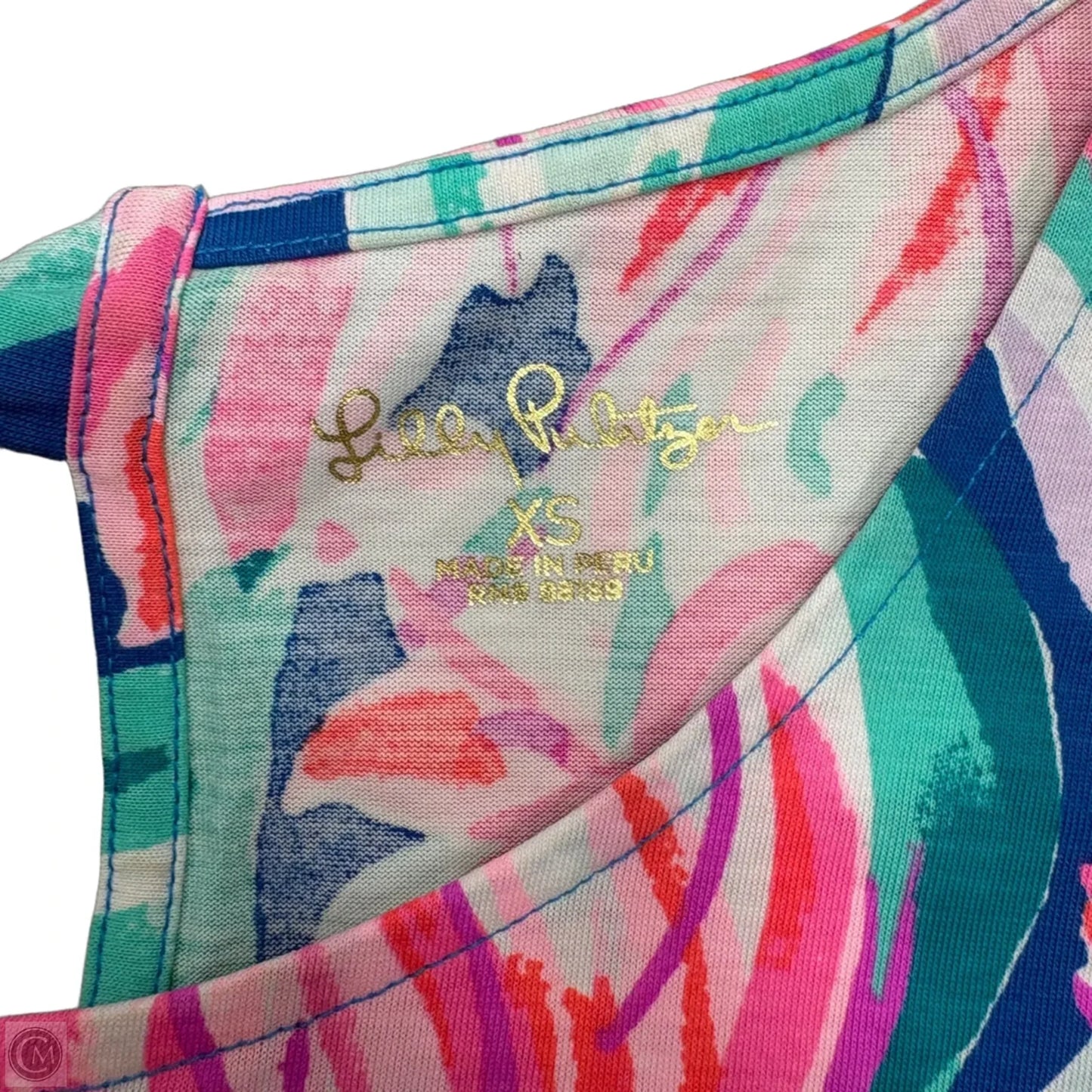 Dress Designer By Lilly Pulitzer In Blue & Pink, Size: Xs