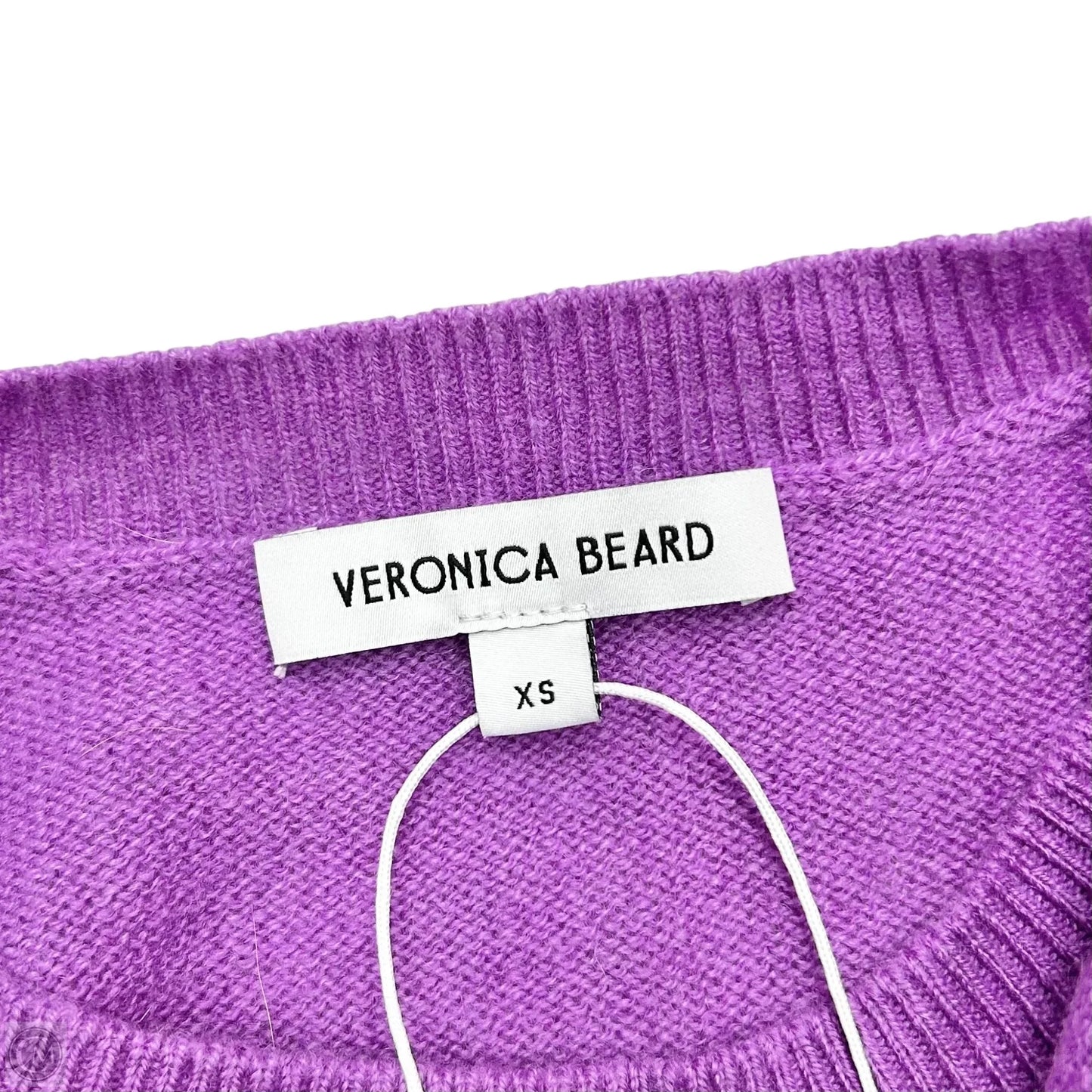 Vest Sweater By Veronica Beard In Purple, Size: Xs