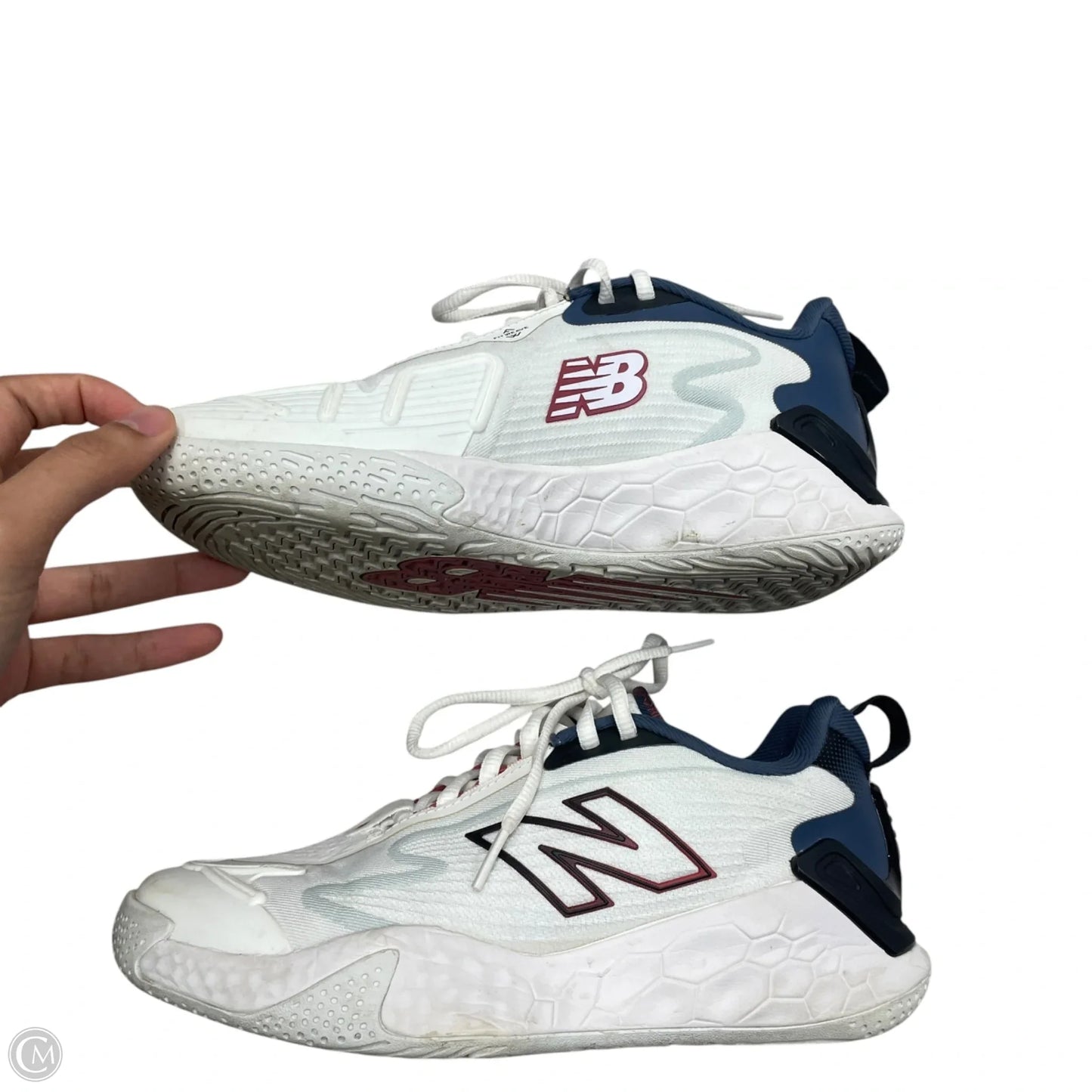 Shoes Athletic By New Balance In White, Size: 6.5