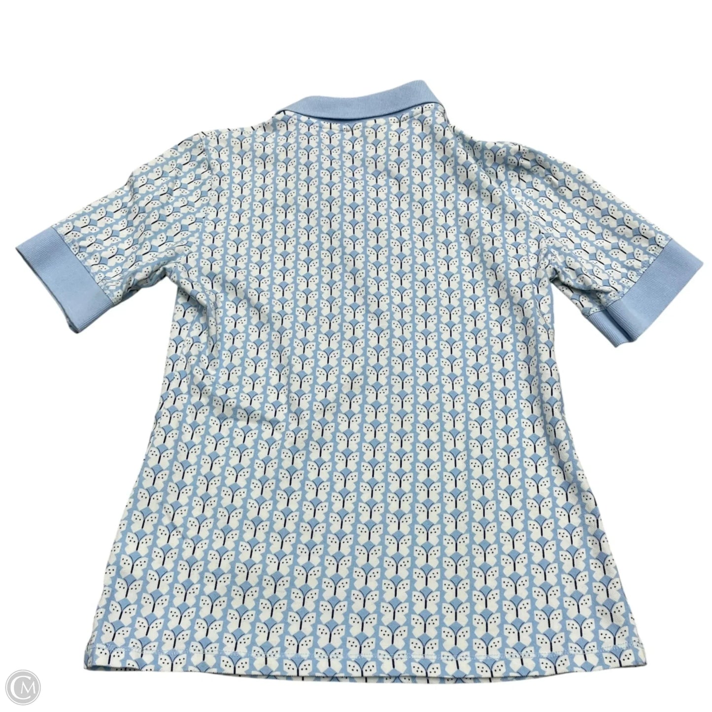 Top Short Sleeve By Maeve In Blue & White, Size: Xs