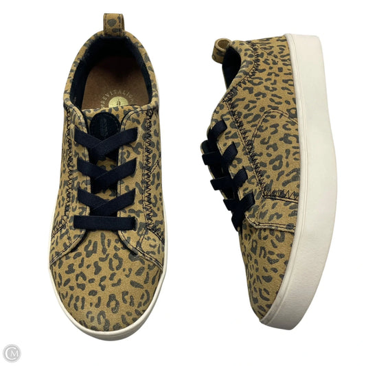 Shoes Sneakers By Revitalign In Leopard Print, Size: 7.5